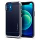 Púzdro SPIGEN NEO HYBRID™ pre APPLE iPHONE 12 MINI (5,4") - modro strieborné
