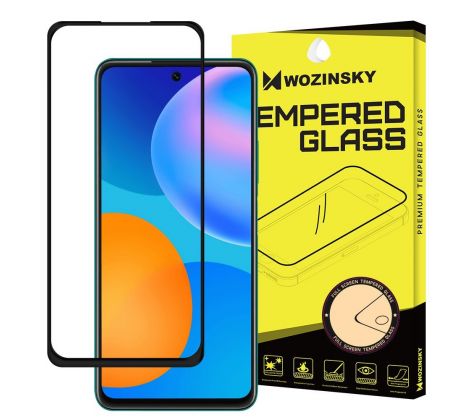 Tvrdené sklo WOZINSKY 5D FULL COVER (full glue) 9H PRO (TG) pre HUAWEI P SMART (2021) - čierne