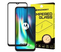 Tvrdené sklo WOZINSKY 5D FULL COVER (full glue) 9H PRO (TG) pre MOTOROLA MOTO G9 PLAY/E7 PLUS - čierne