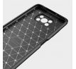 Púzdro CARBON CASE pre XIAOMI POCO X3 NFC - čierne