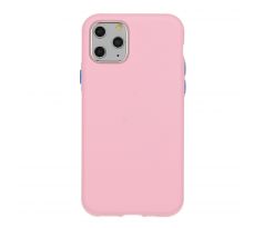 Púzdro SOLID SILICONE CASE pre APPLE iPHONE 12 MINI (5,4") - jasno ružové