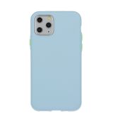 Púzdro SOLID SILICONE CASE pre APPLE iPHONE 12 PRO MAX (6,7") - modré