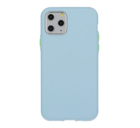 Púzdro SOLID SILICONE CASE pre APPLE iPHONE 12 PRO MAX (6,7") - modré