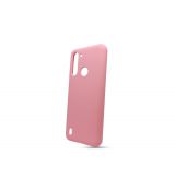 Púzdro SOLID SILICONE CASE pre MOTOROLA MOTO G8 POWER LITE - jasno ružové