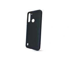 Púzdro SOLID SILICONE CASE pre MOTOROLA MOTO G8 POWER LITE - čierne