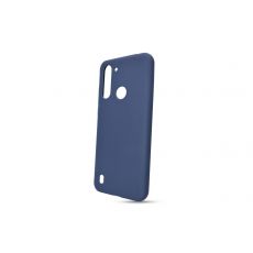 Púzdro SOLID SILICONE CASE pre MOTOROLA MOTO G8 POWER LITE - tmavo modré