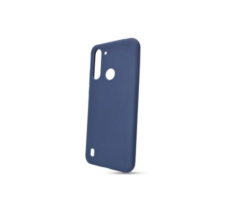 Púzdro SOLID SILICONE CASE pre MOTOROLA MOTO G8 POWER LITE - tmavo modré