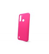 Púzdro SOLID SILICONE CASE pre MOTOROLA MOTO G8 POWER LITE - ružové