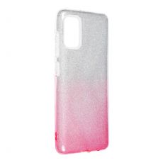 Púzdro SHINING CASE pre SAMSUNG GALAXY A41 (A415F)  - ružovo strieborné