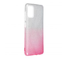 Púzdro SHINING CASE pre SAMSUNG GALAXY A41 (A415F) - ružovo strieborné