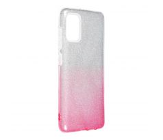 Púzdro SHINING CASE pre SAMSUNG GALAXY A41 (A415F)  - ružovo strieborné