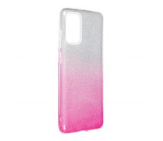 Púzdro SHINING CASE pre SAMSUNG GALAXY S20+ (G985F) - ružovo strieborné