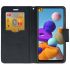 Púzdro knižkové diárové FANCY BOOK pre SAMSUNG GALAXY A21s (A217F) - čierne
