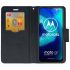 Púzdro knižkové diárové FANCY pre MOTOROLA MOTO G8 POWER LITE - čierne