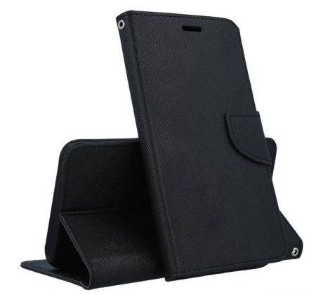 Púzdro knižkové diárové FANCY pre LG K71 - čierne