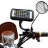 Držiak na motocykel vodotesný 360°otočný  6,3" - čierny