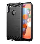 Púzdro CARBON CASE pre SAMSUNG GALAXY M11 (M115F) - čierne