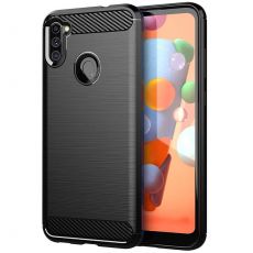 Púzdro CARBON CASE pre SAMSUNG GALAXY M11 (M115F) - čierne