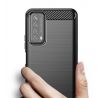 Púzdro CARBON CASE pre HUAWEI P SMART (2021) - čierne