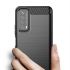 Púzdro CARBON CASE pre HUAWEI P SMART (2021) - čierne