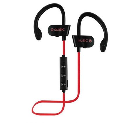 STEREO SLÚCHADLÁ BLUETOOTH RT558 - červené