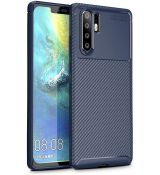 Púzdro FOCUS CARBON CASE pre HUAWEI P30 PRO - modré
