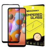 Tvrdené sklo WOZINSKY 5D FULL COVER (full glue) 9H PRO (TG) pre SAMSUNG GALAXY A11 (A115F)/M11 (M115F) - čierne