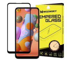 Tvrdené sklo WOZINSKY 5D FULL COVER (full glue) 9H PRO (TG) pre SAMSUNG GALAXY A11 (A115F)/M11 (M115F) - čierne