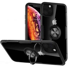 Púzdro CARBON RING CASE  pre APPLE IPHONE 12 MINI 5,4" - čierne