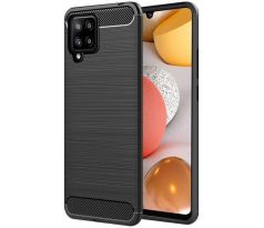 Púzdro CARBON CASE pre SAMSUNG GALAXY A42 5G - čierne