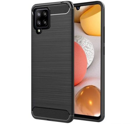 Púzdro CARBON CASE pre SAMSUNG GALAXY A42 5G - čierne