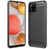 Púzdro CARBON CASE pre SAMSUNG GALAXY A42 5G - čierne