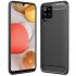 Púzdro CARBON CASE pre SAMSUNG GALAXY A42 5G - čierne