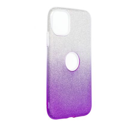 Púzdro SHINING CASE pre APPLE iPhone 11 (6,1")  - fialovo strieborné