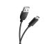Kábel BLUE STAR LITE USB - micro USB univerzálny 1,2m - čierny