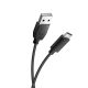 Kábel BLUE STAR LITE USB - micro USB univerzálny 1,2m - čierny
