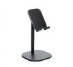 Teleskopický držiak na smartfón na stôl - čierny