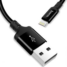 Kábel HOCO X14 LIGHTNING iPHONE 2A NYLON 2m - čierny