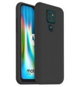 Púzdro SILIKÓNOVÉ BACK GEL MATT pre MOTOROLA MOTO G9 PLAY/E7 PLUS - čierne