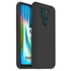 Púzdro SILIKÓNOVÉ BACK GEL MATT pre MOTOROLA MOTO G9 PLAY/E7 PLUS - čierne