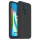 Púzdro SILIKÓNOVÉ BACK GEL MATT pre MOTOROLA MOTO G9 PLAY/E7 PLUS - čierne