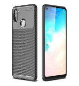 Púzdro FOCUS CARBON CASE pre SAMSUNG GALAXY M11 (M115F) - čierne