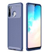 Púzdro FOCUS CARBON CASE pre SAMSUNG GALAXY M11 (M115F) - modré
