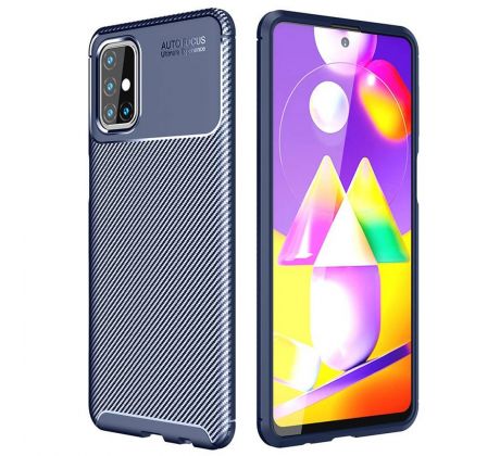 Púzdro FOCUS CARBON CASE pre SAMSUNG GALAXY M31S (M317F) - modré