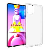 Púzdro SILIKÓNOVÉ ULTRA SLIM 0,2mm pre SAMSUNG GALAXY M51 (M515F) - transparentné