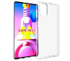 Púzdro SILIKÓNOVÉ ULTRA SLIM 0,2mm pre SAMSUNG GALAXY M51 (M515F) - transparentné