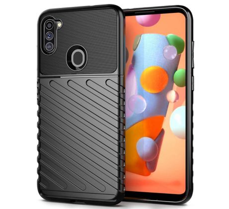 Púzdro (Zadný kryt) THUNDER ARMOR pre SAMSUNG GALAXY M11 (M115F) - čierne