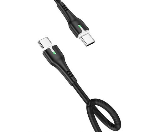 Kábel HOCO X45 USB-C na USB-C 3A - čierny