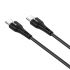 Kábel HOCO X45 USB-C na USB-C 3A - čierny