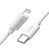 Kábel USB TYP - C PD 18W to LIGHTNING KAKU (KSC-272) 1m - biely